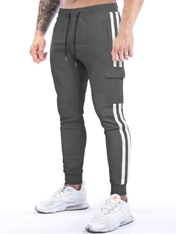 Men's Stripe Cargo Joggers