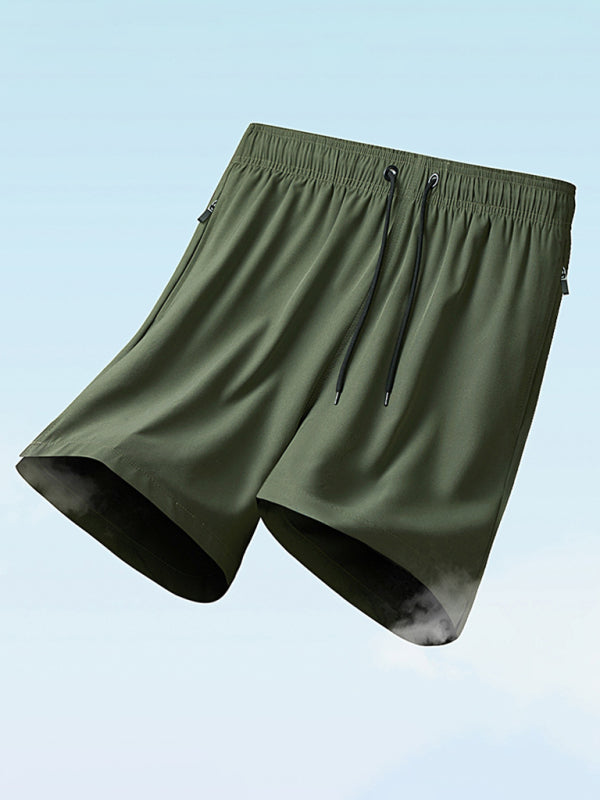 Fitness Quick Dry Pants Cropped Pants Loose Beach Pants Men's Cropped Pants