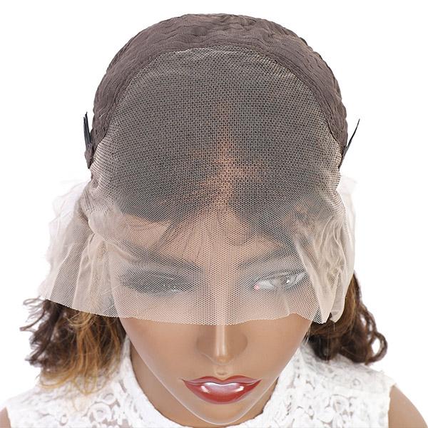 Blonde Balayage Wig 13x4 Lace Front Wigs Body Wave Wigs Highlight Balayage Human Hair Wigs - Healthier Me Beauty, LLC