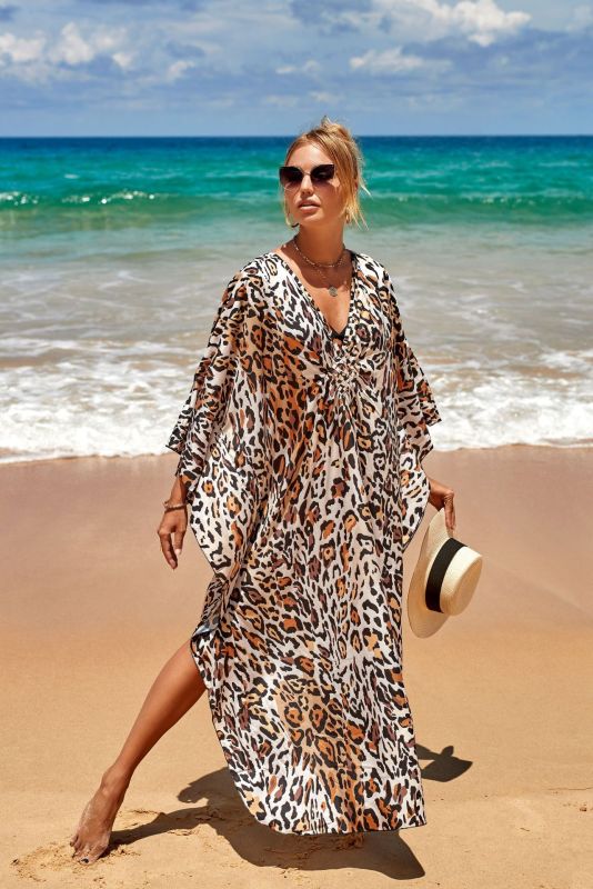 Women's Tie Dye Long Sleeve Cover-Up Dress - Healthier Me Beauty, LLC