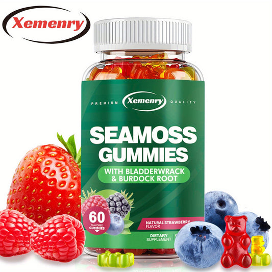 Seamoss Gummies - with Bladderwrack, Burdock Root