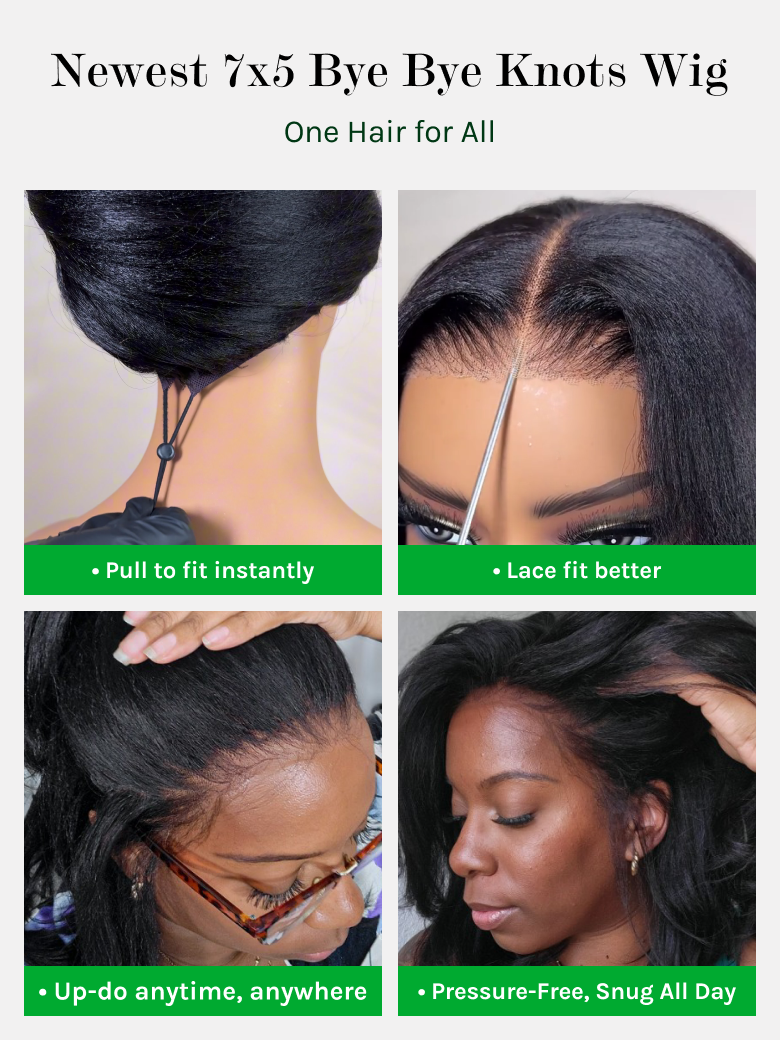 Yaki Straight Put On and Go Glueless Lace