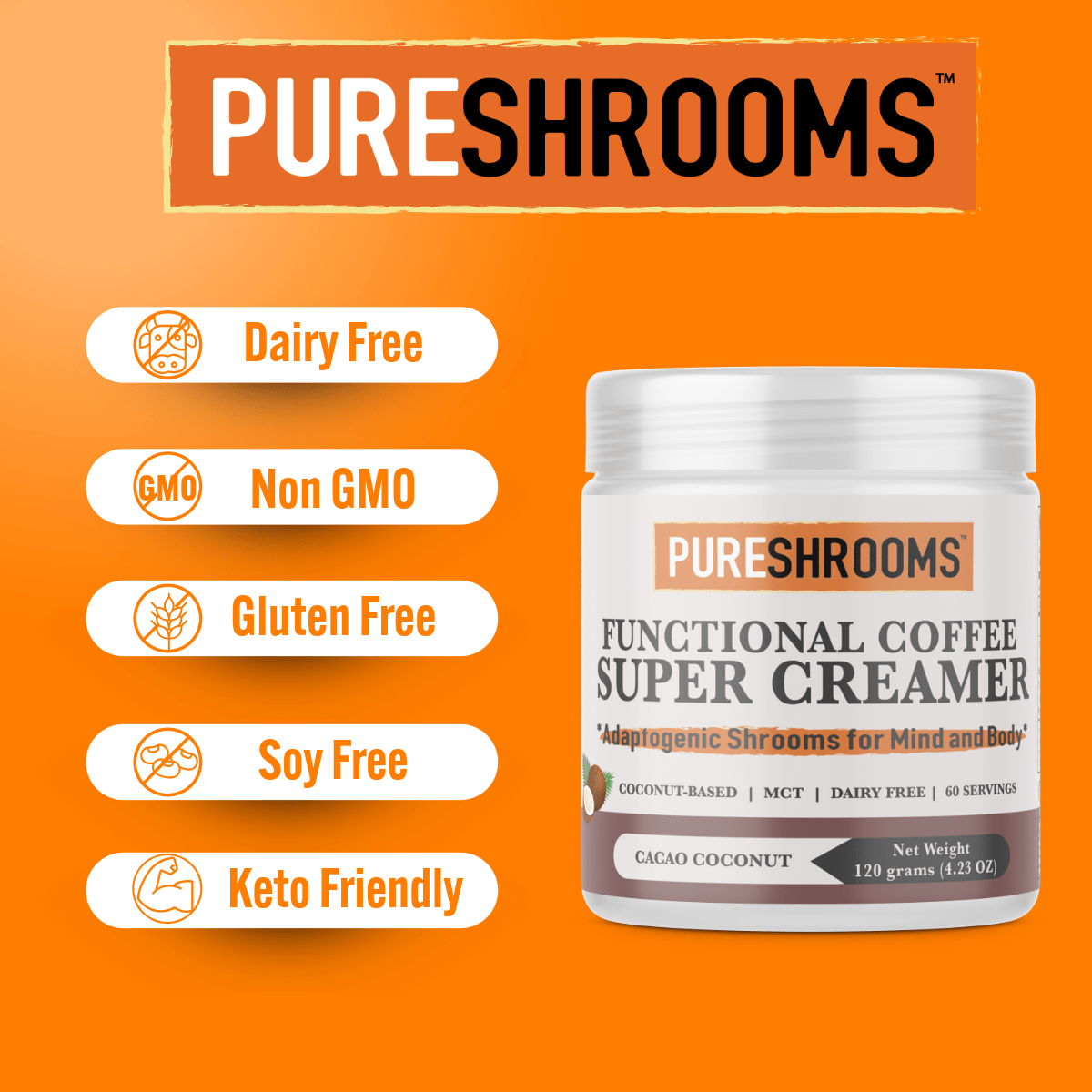 Functional Coffee Super Creamer - Cacao - Coconut