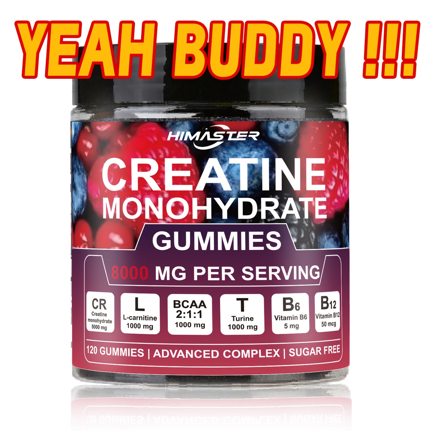 Himaster Creatine Monohydrate Gummies for  Men