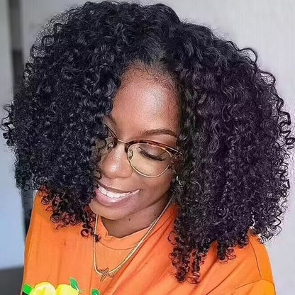 Sprial Curl 7x5 Pre Everything Bob Wig Pre Cut Lace Glueless Human Hair Wig