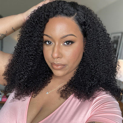 $89.99 16" Afro Kinky Curly U Part Wig Glueless Wig Flash Deal