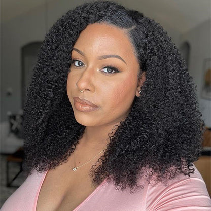 $89.99 16" Afro Kinky Curly U Part Wig Glueless Wig Flash Deal