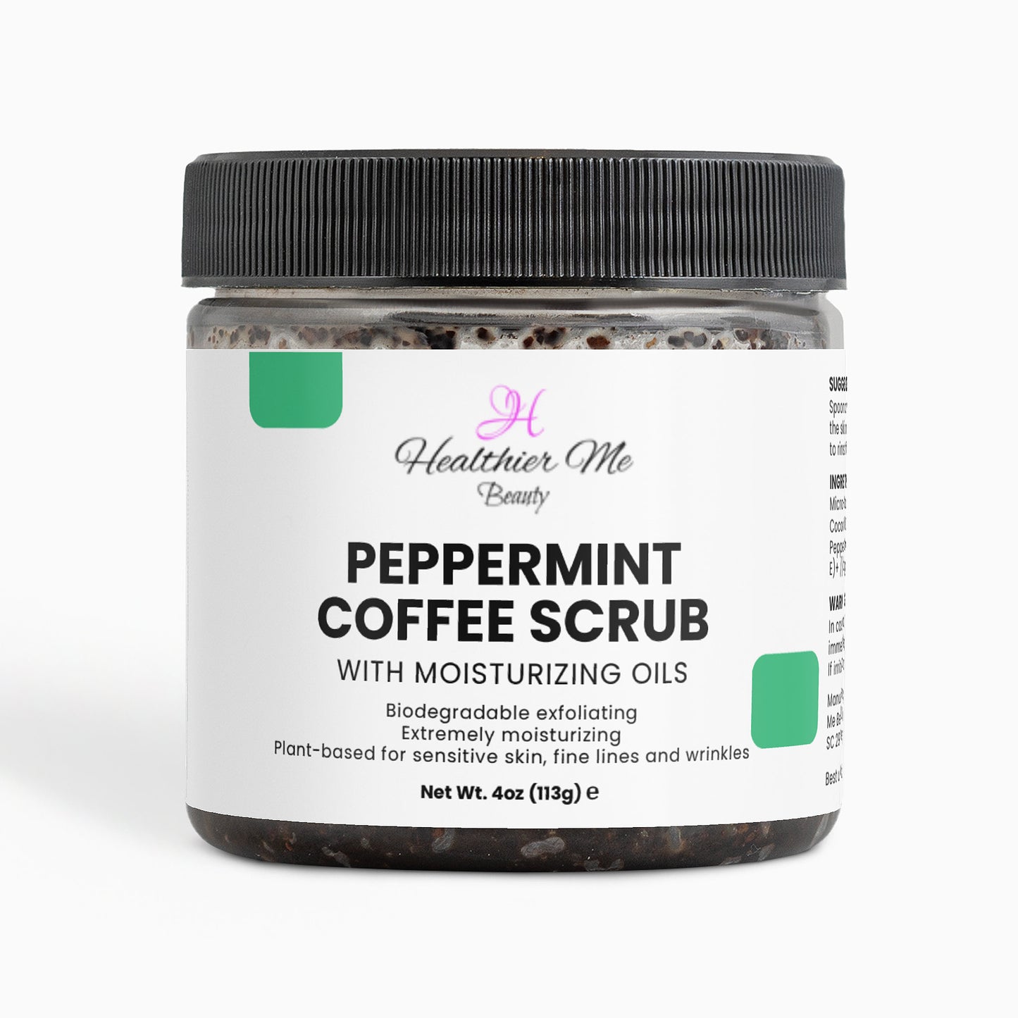Peppermint Coffee Scrub