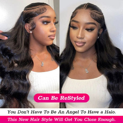Straight Pre Braided Wig 13x4 Pre Cut Lace Human Hair Wigs With Baby Hair