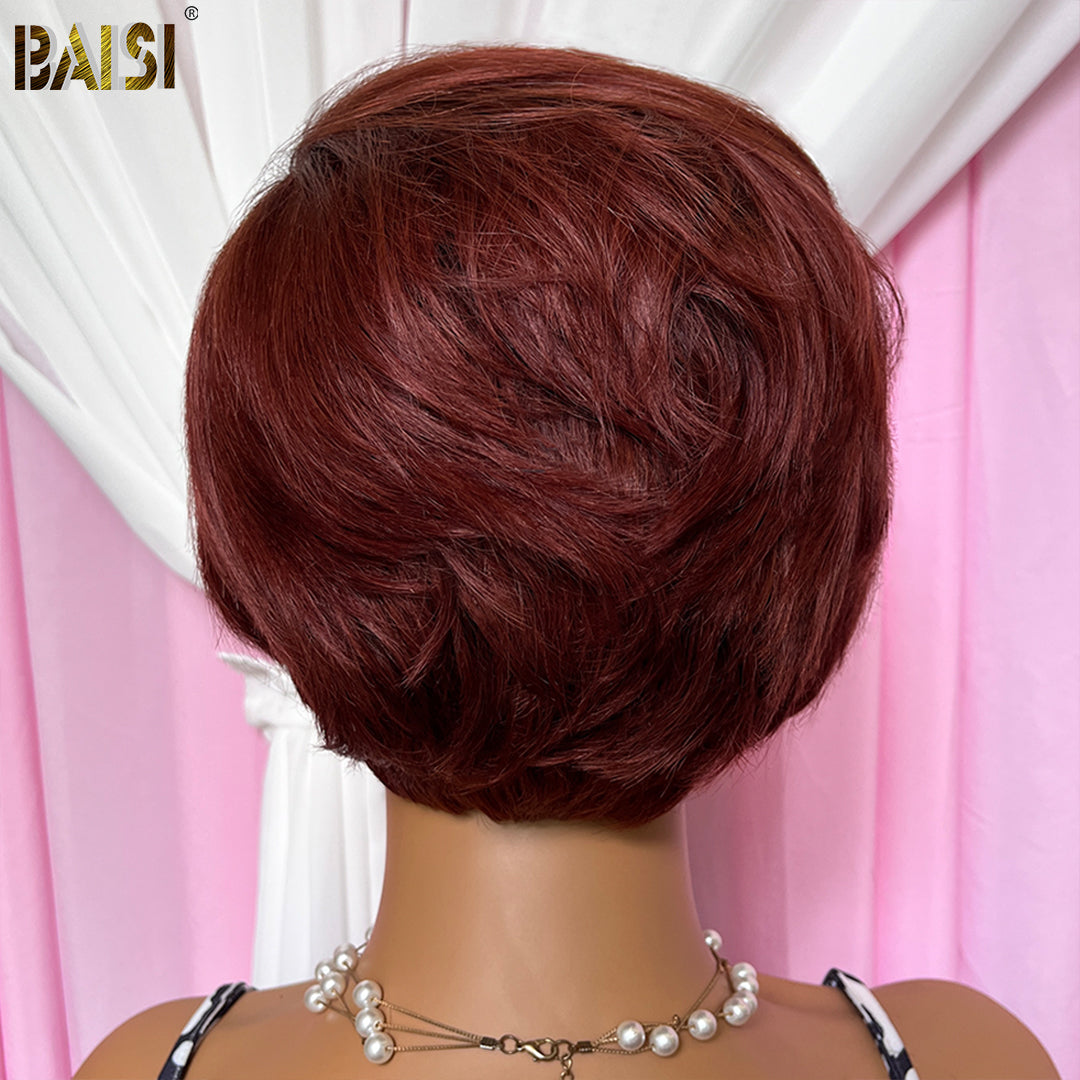 BAISI Sexy Ombre Short Color Wig