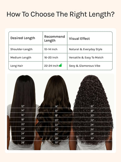 Golden Brown Highlight Water Wave Human Hair