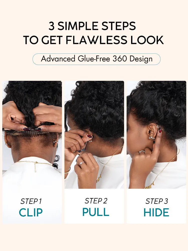 Pre-Styled Body Wave 360 Lace Front Wig Invisi Strap
