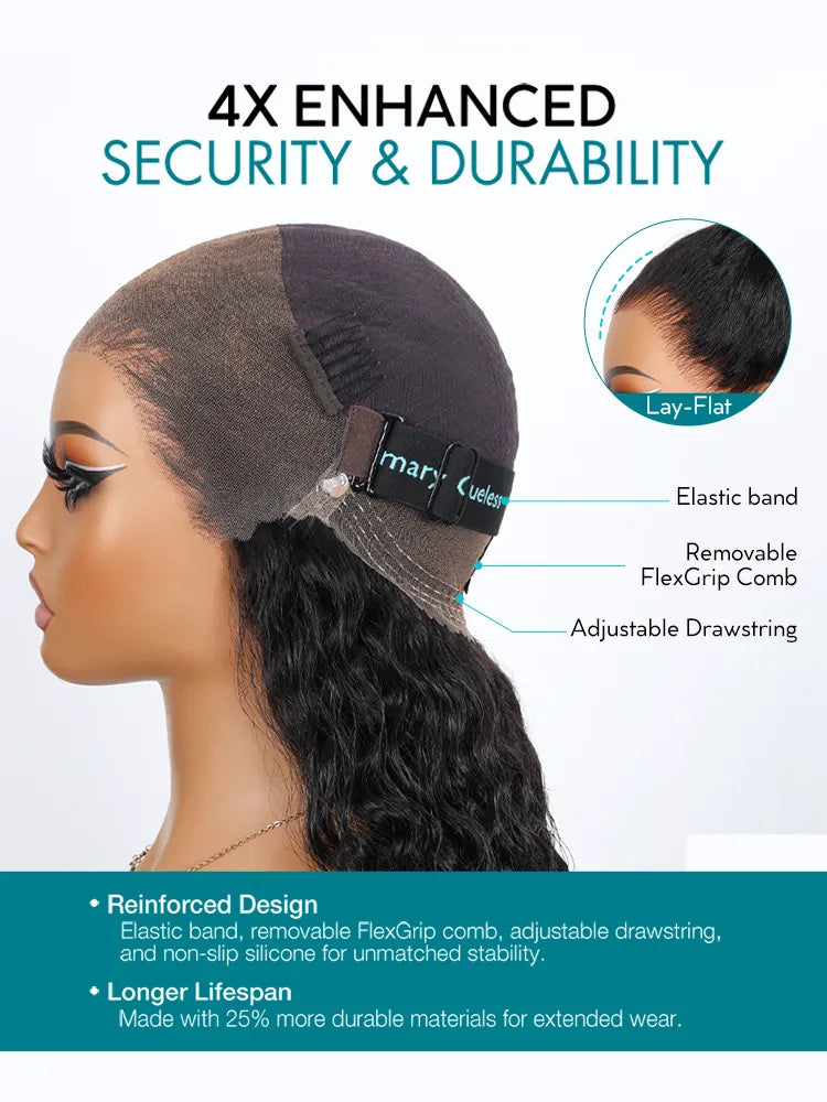 Pre-Styled Body Wave 360 Lace Front Wig Invisi Strap