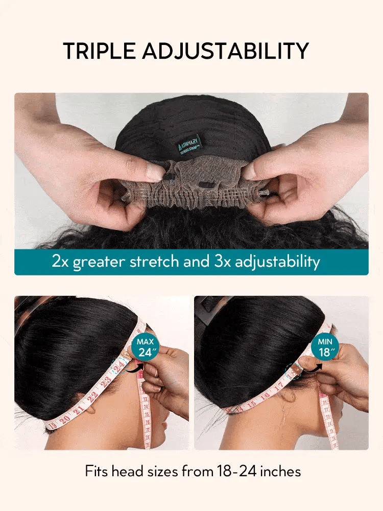Pre-Styled Body Wave 360 Lace Front Wig Invisi Strap