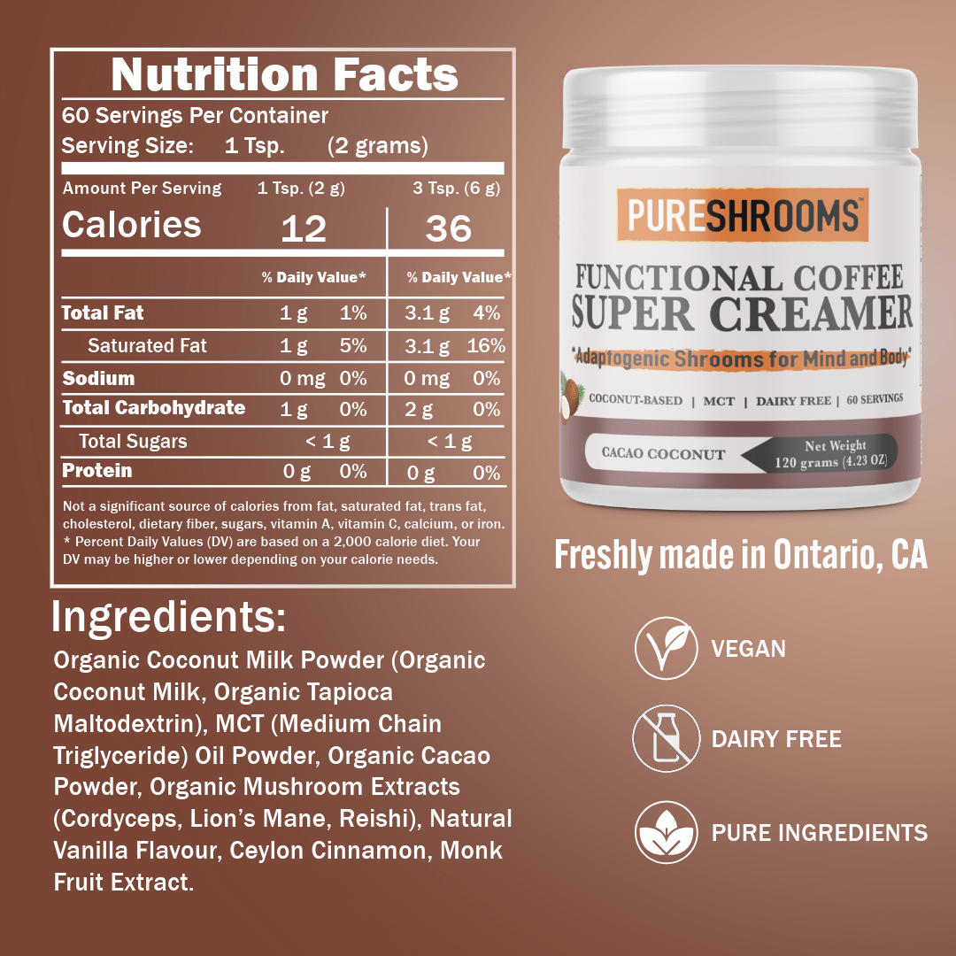 Functional Coffee Super Creamer - Cacao - Coconut