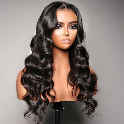 Pre Cut 9x6 Parting Max Lace Glueless Body Wave 13x4 Lace Front Human Hair Wigs