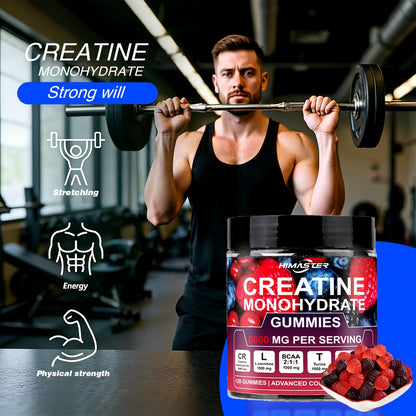 Himaster Creatine Monohydrate Gummies for  Men