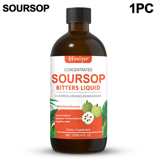 Soursop Bitters Liquid - Herbal Supplement for Gut Health - Healthier Me Beauty, LLC