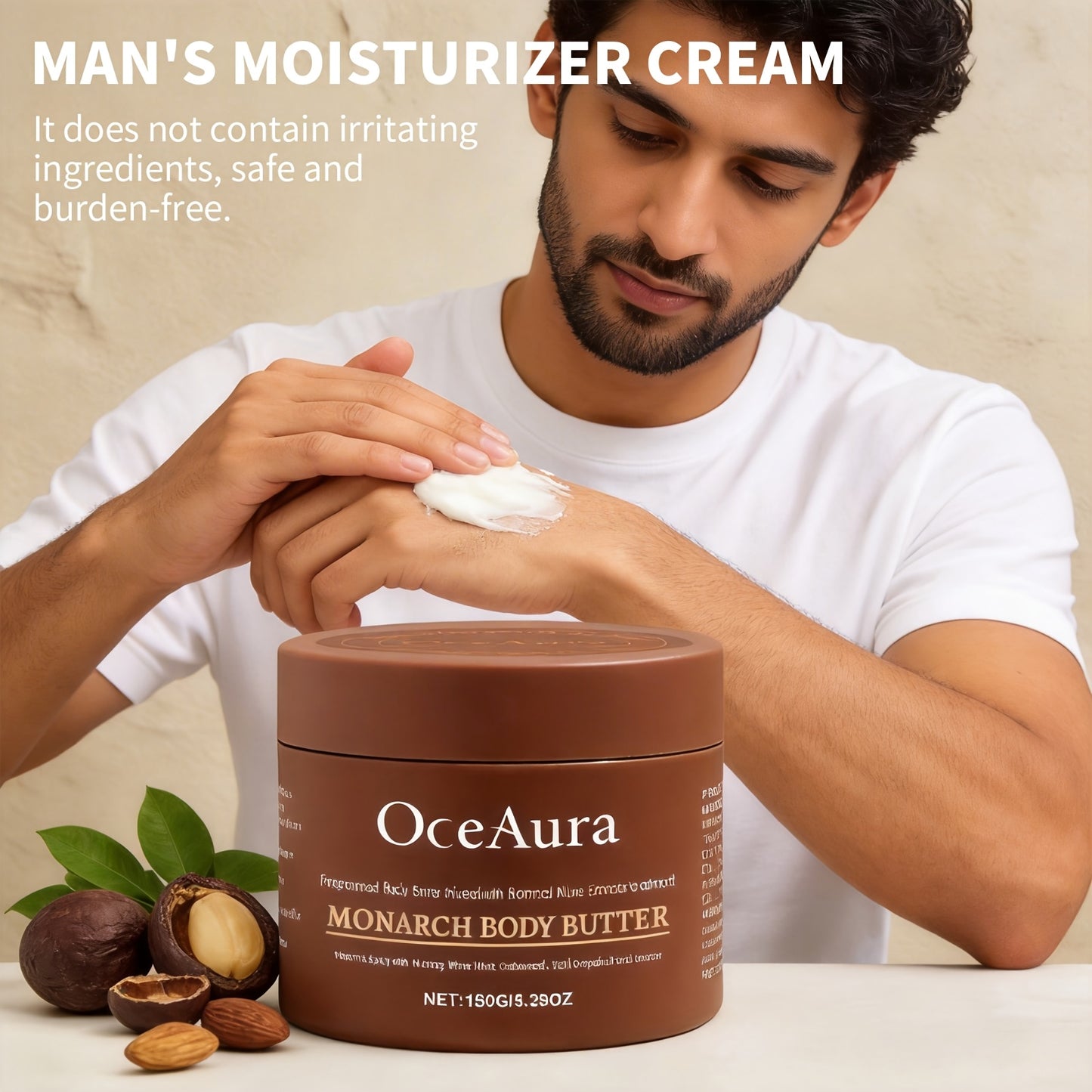 Men'S Body Butter, Daily Hydrating Moisture