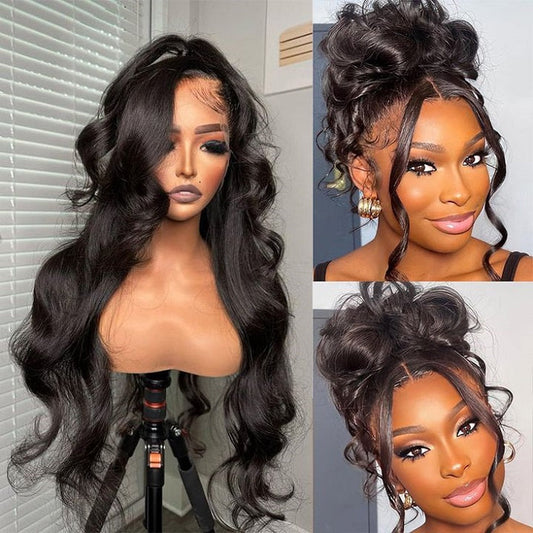 Pre plucked 360 Lace Front Wigs Brazilian Body Wave Human Hair Frontal Wigs With Baby Hair