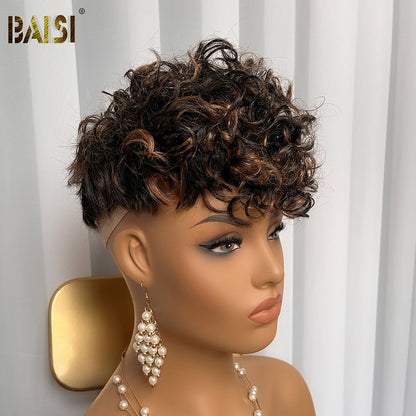 BAISI Wavy Partial Topper With Highlight (Not A Wig)