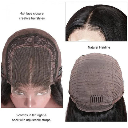 Honey Highlight Body Wave 13x5 Pre Everything Human Hair Wigs With Bangs