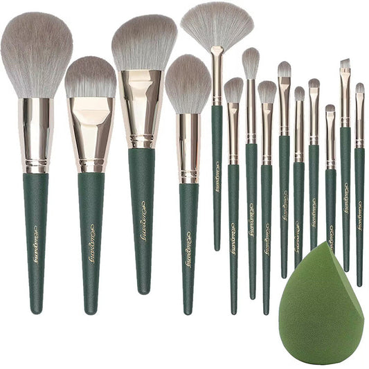 14Pcs Makeup Brushes Premium Foundation Powder Concealers Eye Shadows