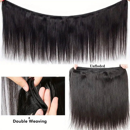 1/3 Bundles Straight Hair Bundles 1/3 Piece Human Hair Extensions For Women 8-30 Inch