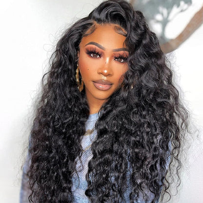9×6 HD Pre Cut Lace Wigs Pre-Bleached Knots Loose Deep Wave Glueless Wigs