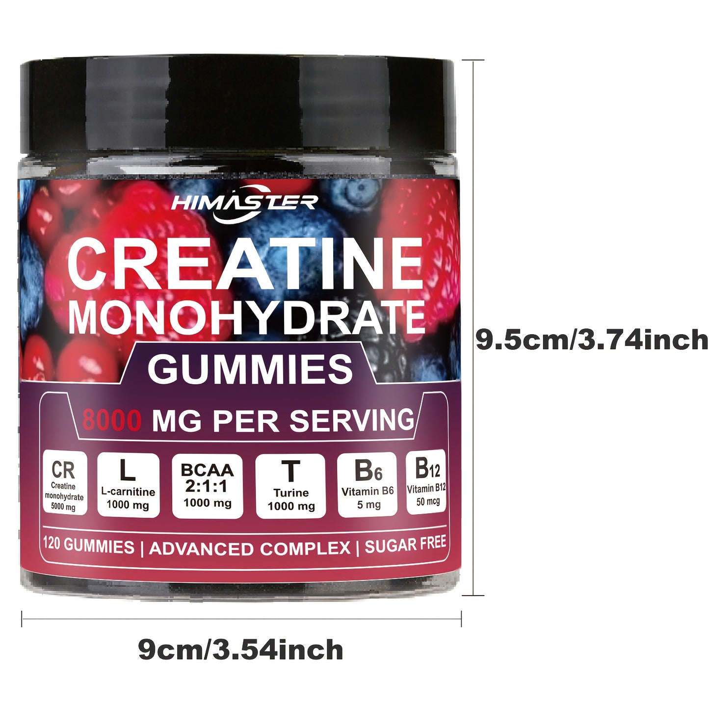 Himaster Creatine Monohydrate Gummies for  Men