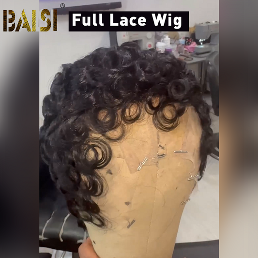 Short Quick Wave Full Lace Wig