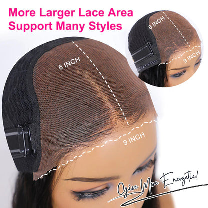 Pre Cut 5x6 Lace Balayage Honey Straight 9x6 Parting Max Lace Wig Glueless Wig