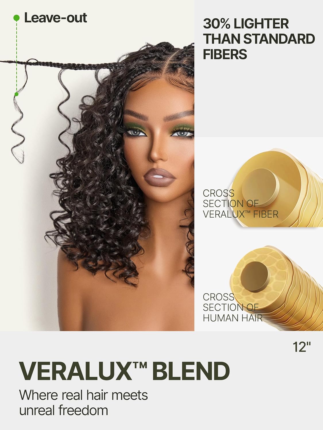 Cruly Boho Braided Wig Water Wave 13x6 HD Lace Frontal