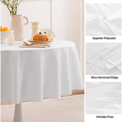 Extra Large 120-Inch Round Tablecloths