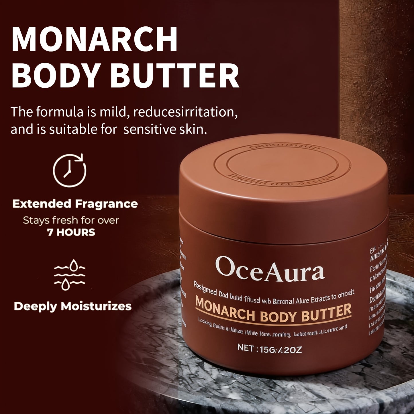Men'S Body Butter, Daily Hydrating Moisture