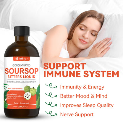 Soursop Bitters Liquid - Herbal Supplement for Gut Health - Healthier Me Beauty, LLC