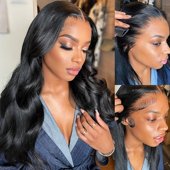 Body Wave Pre-everything 7x5 Lace Wig Human Hair Beginner Wig Pre-Cut Lace