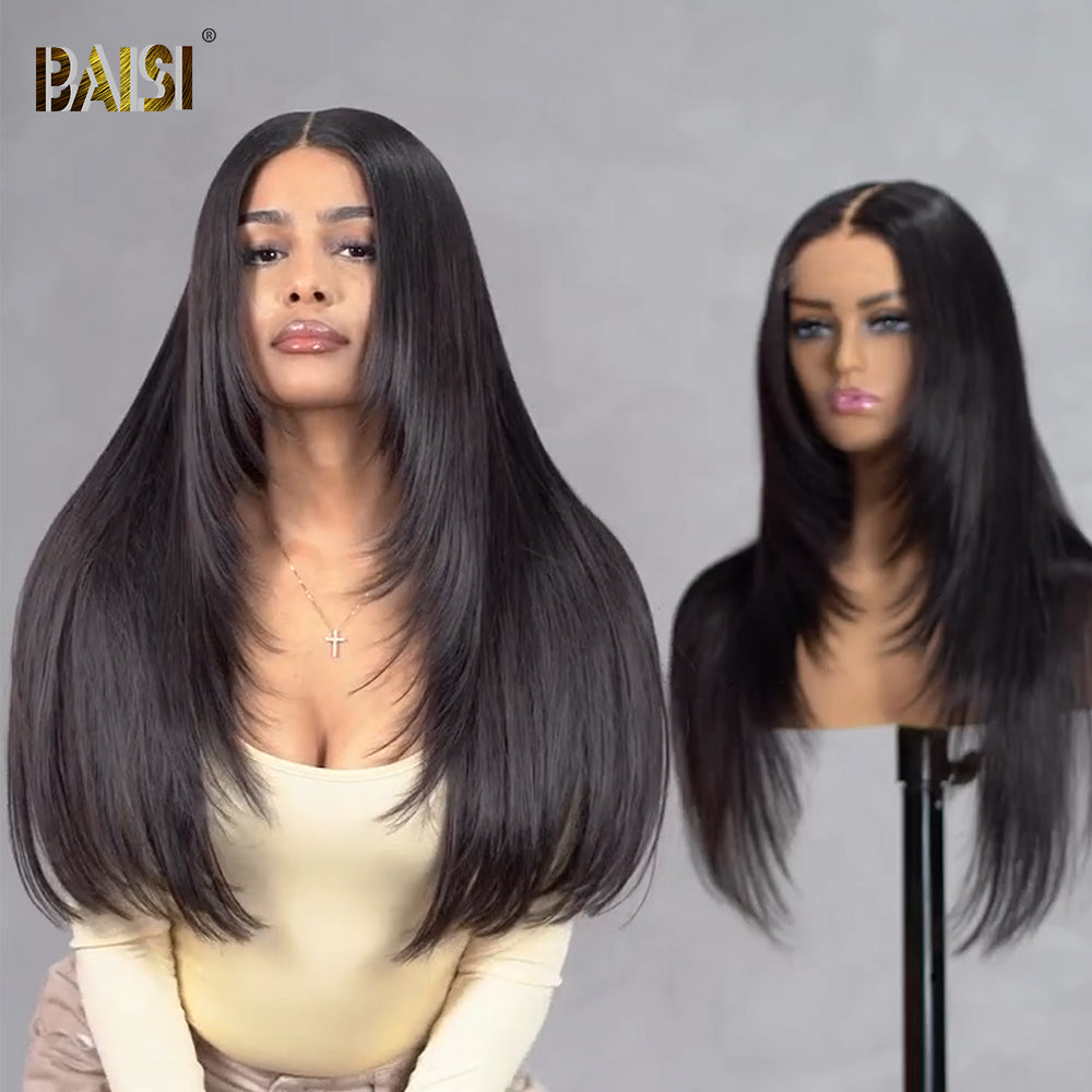 13X4 Double Drawn Straight Wig