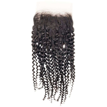 Brazilian Kinky Curly Closure - Healthier Me Beauty, LLC