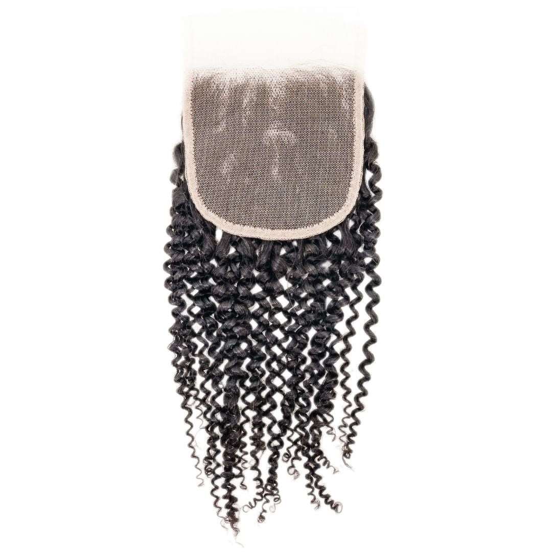 Brazilian Kinky Curly Closure - Healthier Me Beauty, LLC