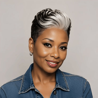 13X4 Lace Pixie Short Cut Wig For Black Women