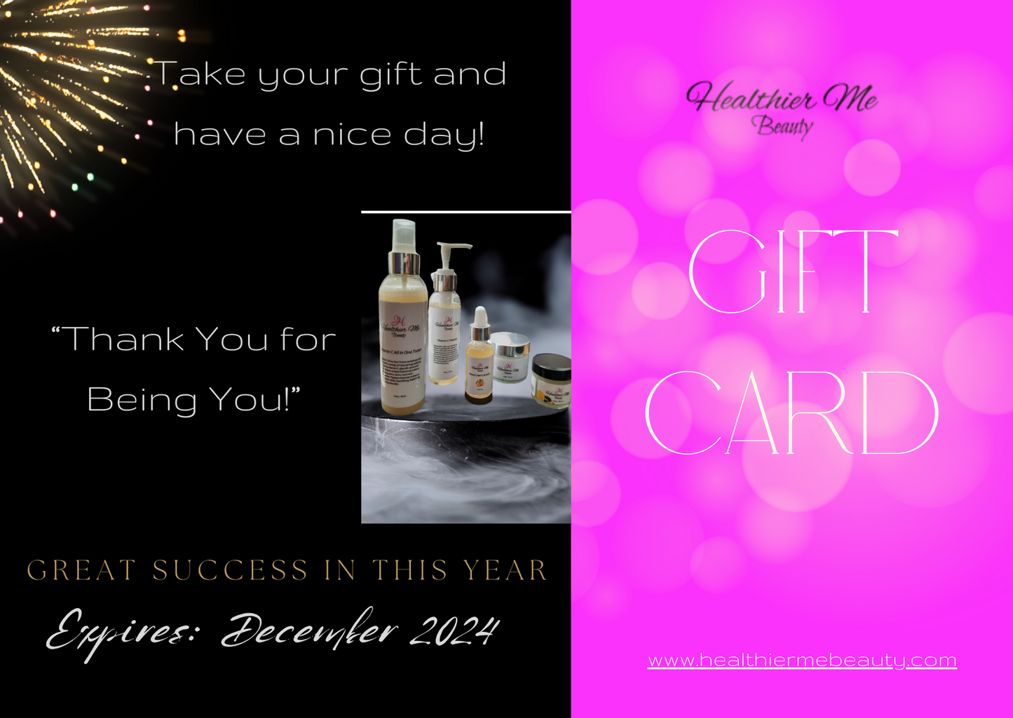 Gift Card for Friends and Loved Ones