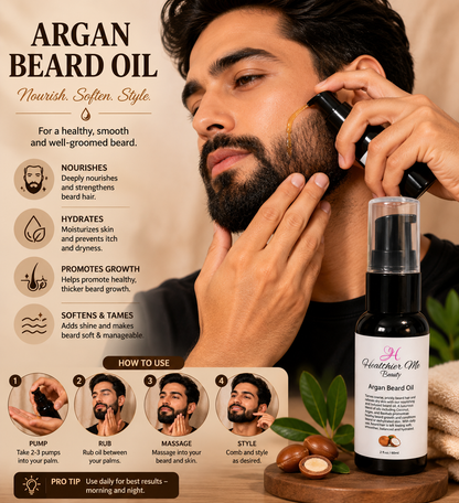 Argan Conditioning Beard Oil (Fragrance - Phoenix)