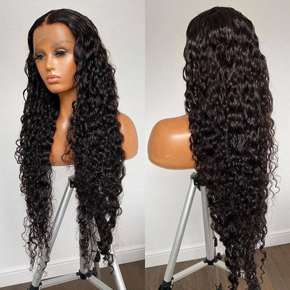 360 Lace Frontal Wig Brazilian Water Wave Lace Front Wig Glueless Human Hair Wigs