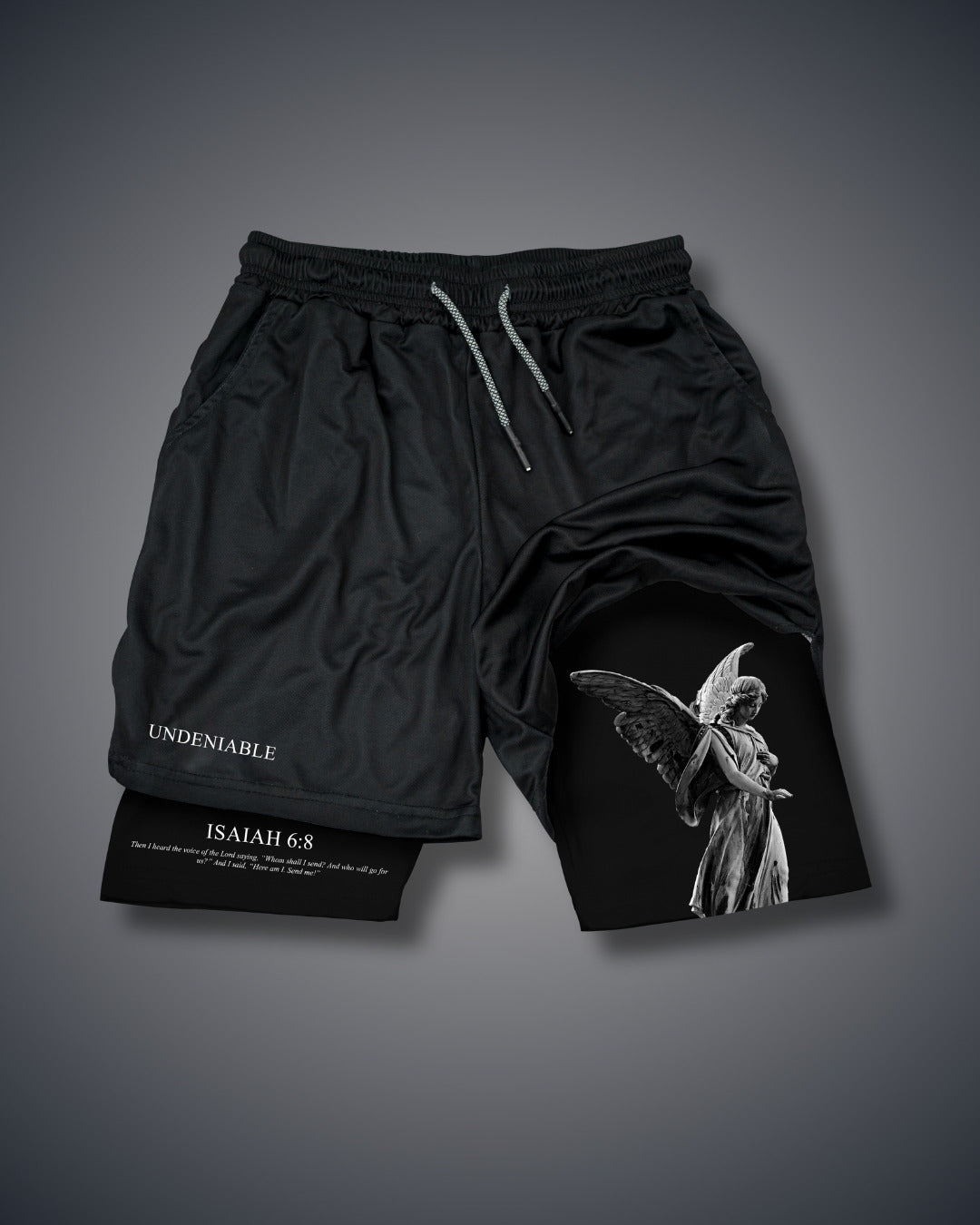 Isaiah 6:8 Angel Performance Shorts