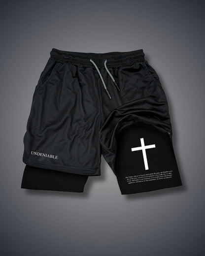 Lord’s Prayer Cross Performance Shorts