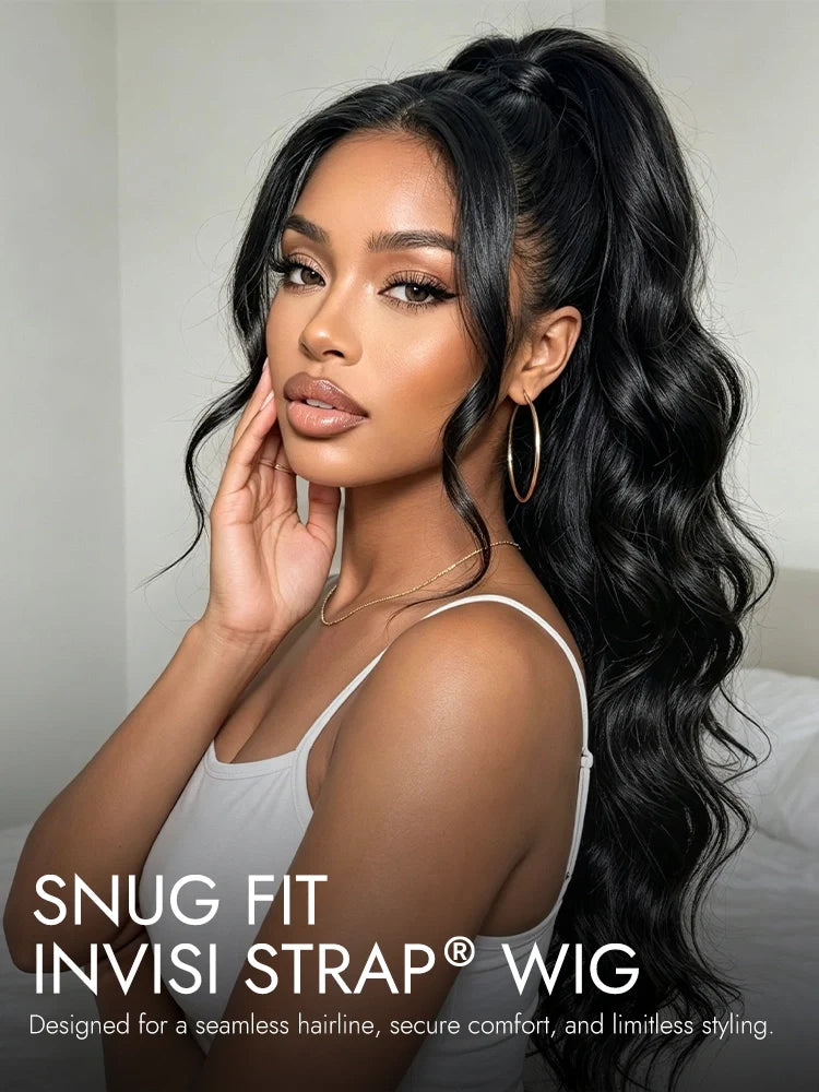 Pre-Styled Body Wave 360 Lace Front Wig Invisi Strap