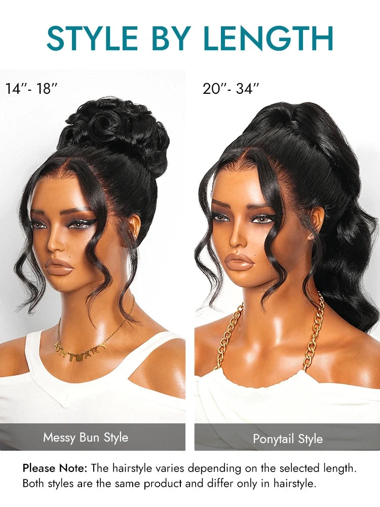 Pre-Styled Body Wave 360 Lace Front Wig Invisi Strap