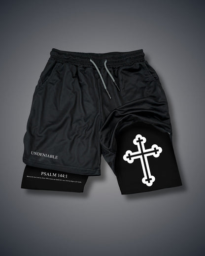 Psalm 144:1 Cross Performance Shorts