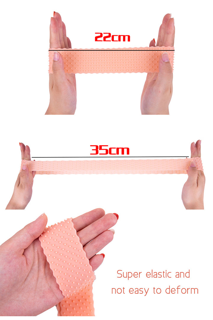 Flash Deal Silicone Band For Wig 22Cm Wig Grip Headband Silicone Headband With Grips High Elasticity Rubber Hair Band